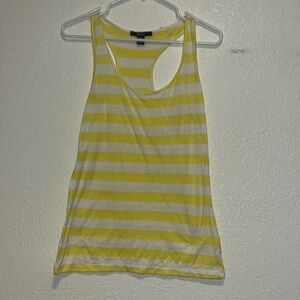 Striped yellow tank top